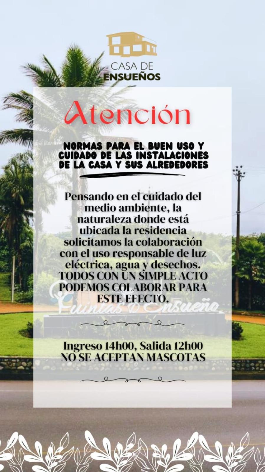 Villa Casa De Ensueno. Pedro Vicente Maldonado.